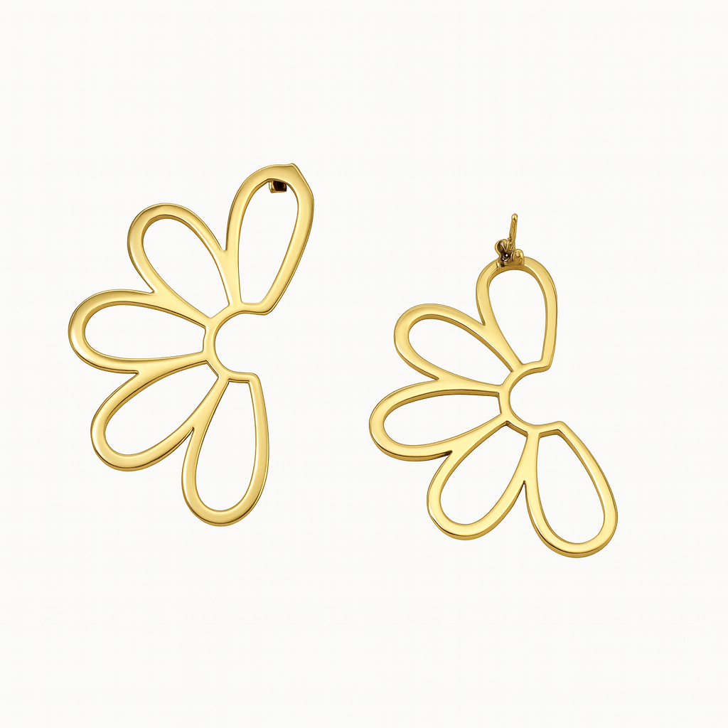 Half-baked Flower Stud Earrings
