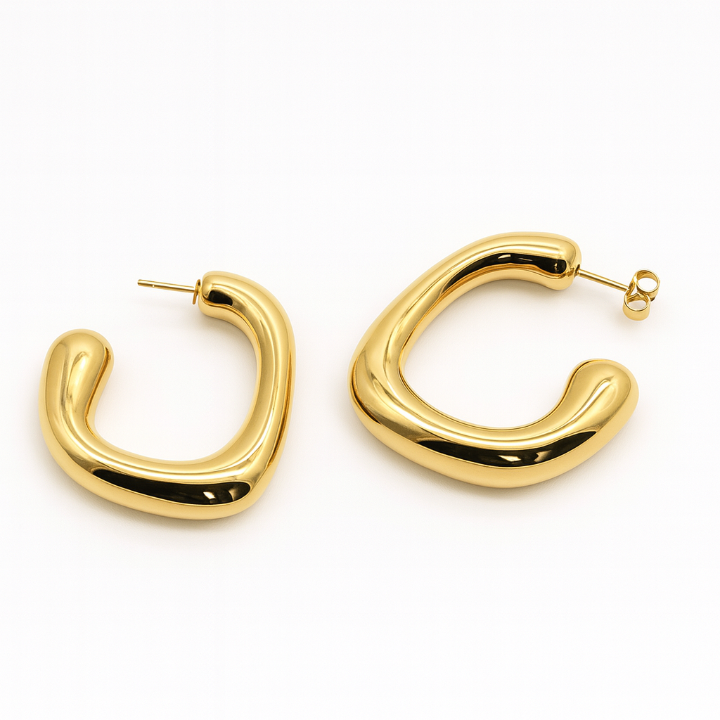 Tubi Chunky Hoop Earrings