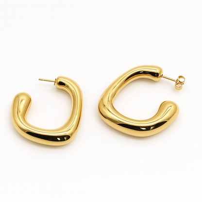 Tubi Chunky Hoop Earrings