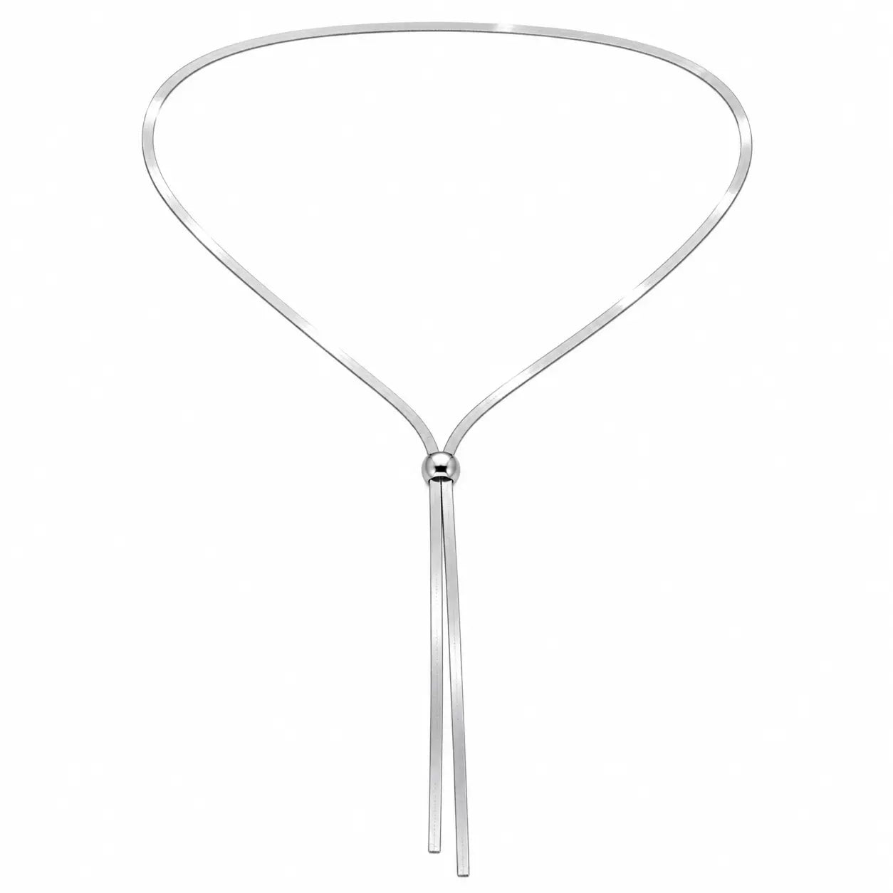 Simple Lariat Necklace Ro & Gieo