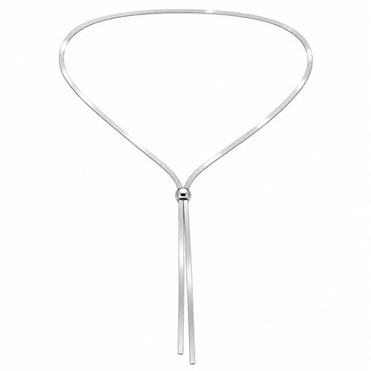 Simple Lariat Necklace Ro & Gieo