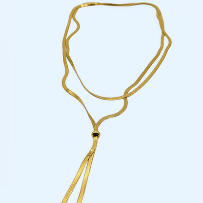 Simple Lariat Necklace