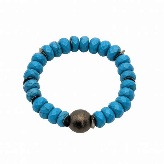 Ro &amp; Gieo Turquesa + Pulsera Latón