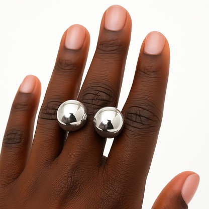 Double Sphere Massage Ring