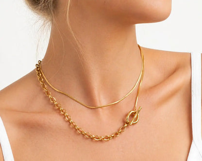 Niyi Lariat Necklace Ro & Gieo