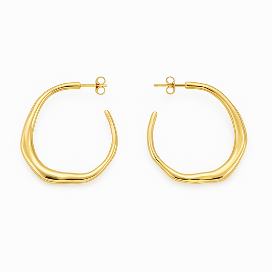 Irregular Hoop Earrings