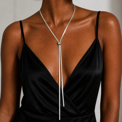 Simple Lariat Necklace Ro & Gieo