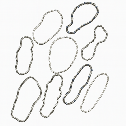 Shiny Beads Bracelet Set (9)
