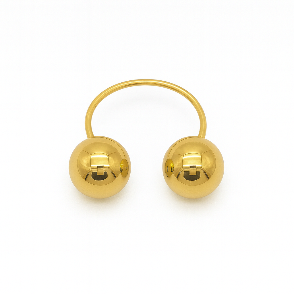 Double Sphere Massage Ring