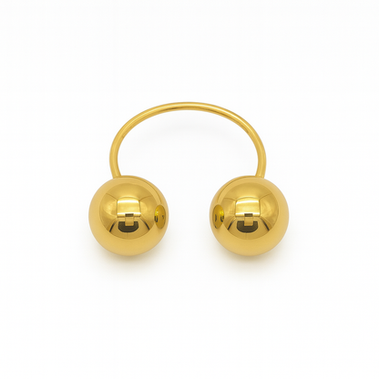 Double Sphere Massage Ring