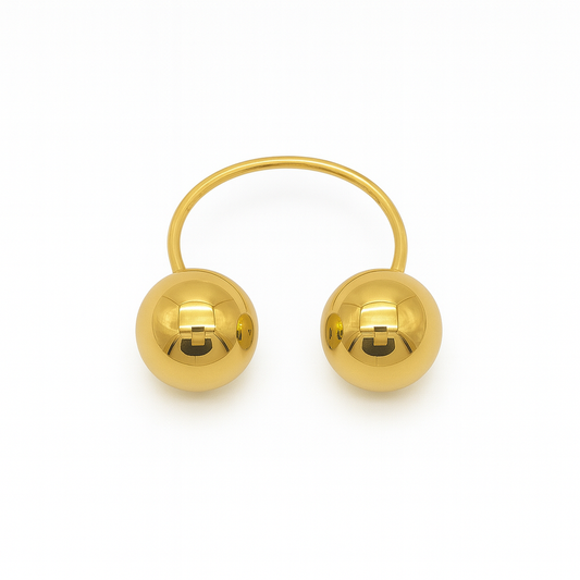 Double Sphere Massage Ring