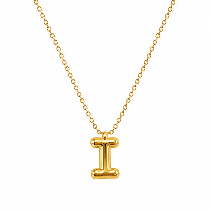Bubble Alphabet Pendant Necklace Ro & Gieo