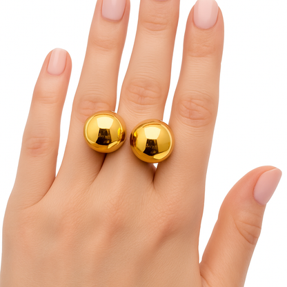 Double Sphere Massage Ring