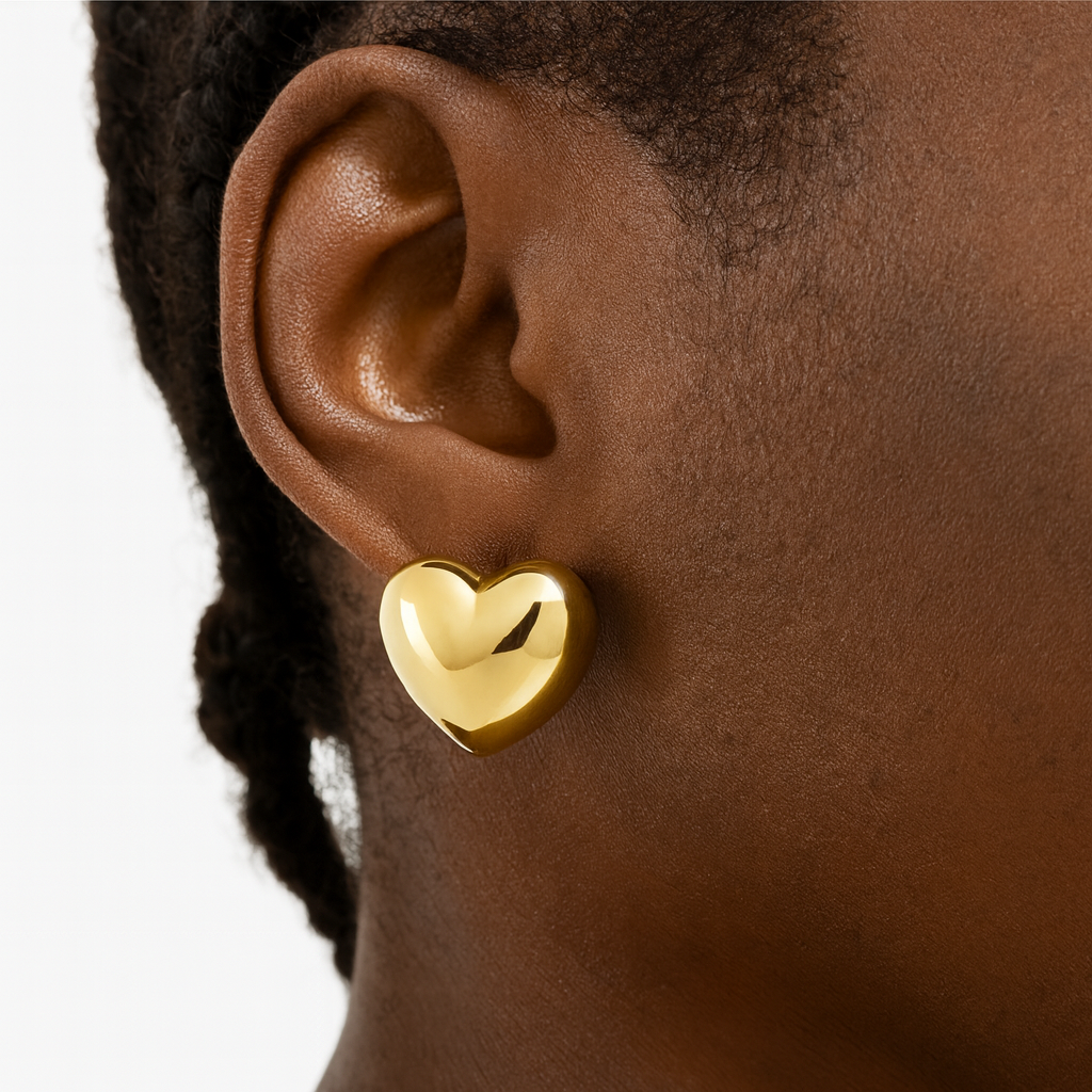 The Heart Stud Earring